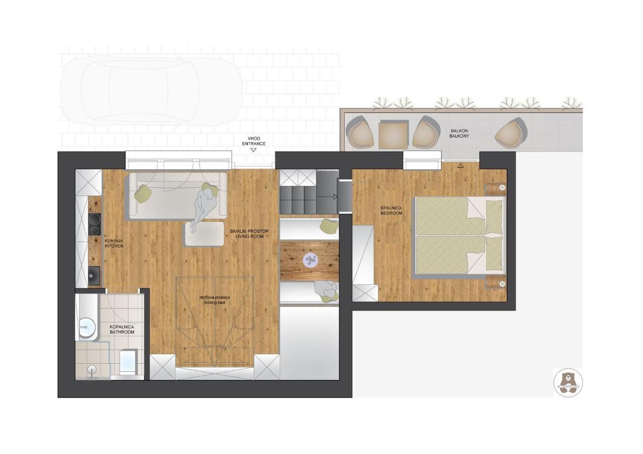 Apartma J.E.Z. Bohinj Eksteriør bilde